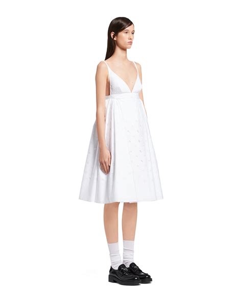 the real real prada white lace dress